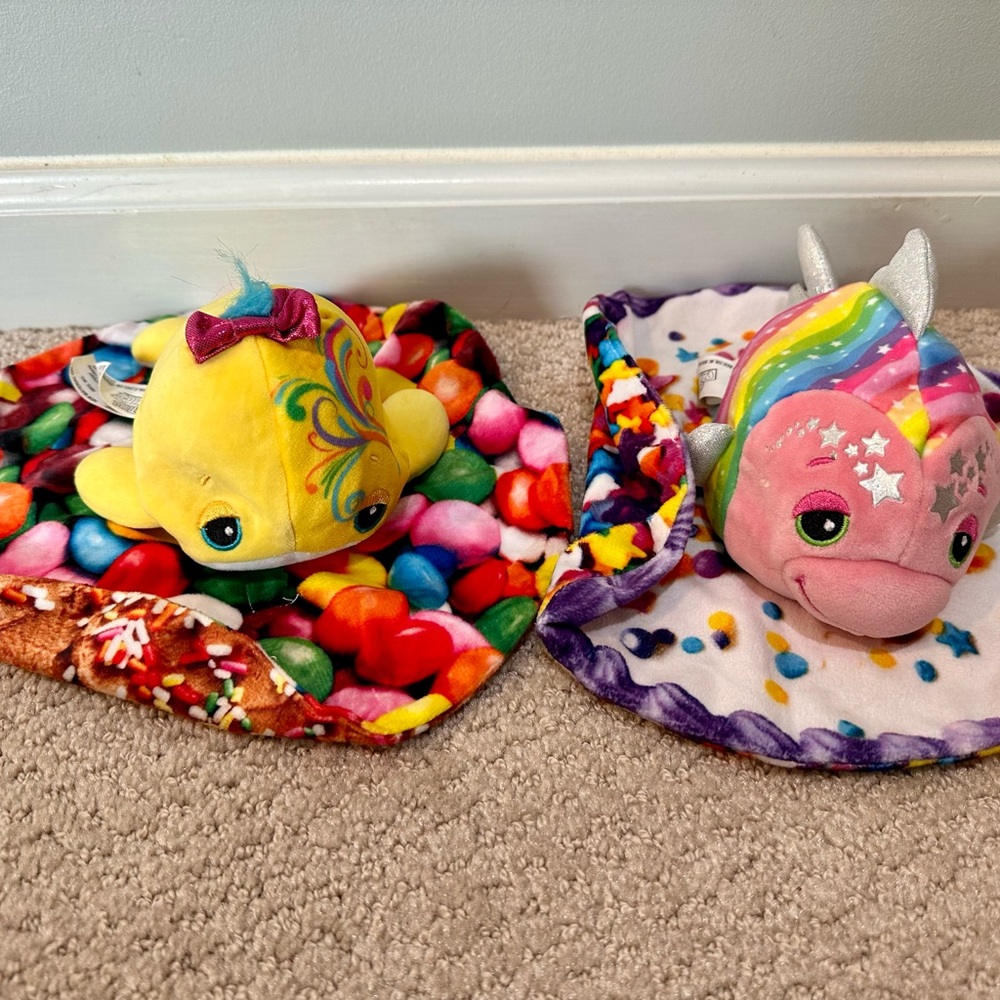 Cutetitos partyitos Colorful Plush whale and dolphins stuffed animal Toy Set
